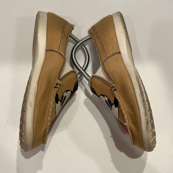Crocs Disney Mickey Mouse Women’s Tan Canvas Slip On Shoes Loafers Shoes Size 10 - Picture 10 of 15